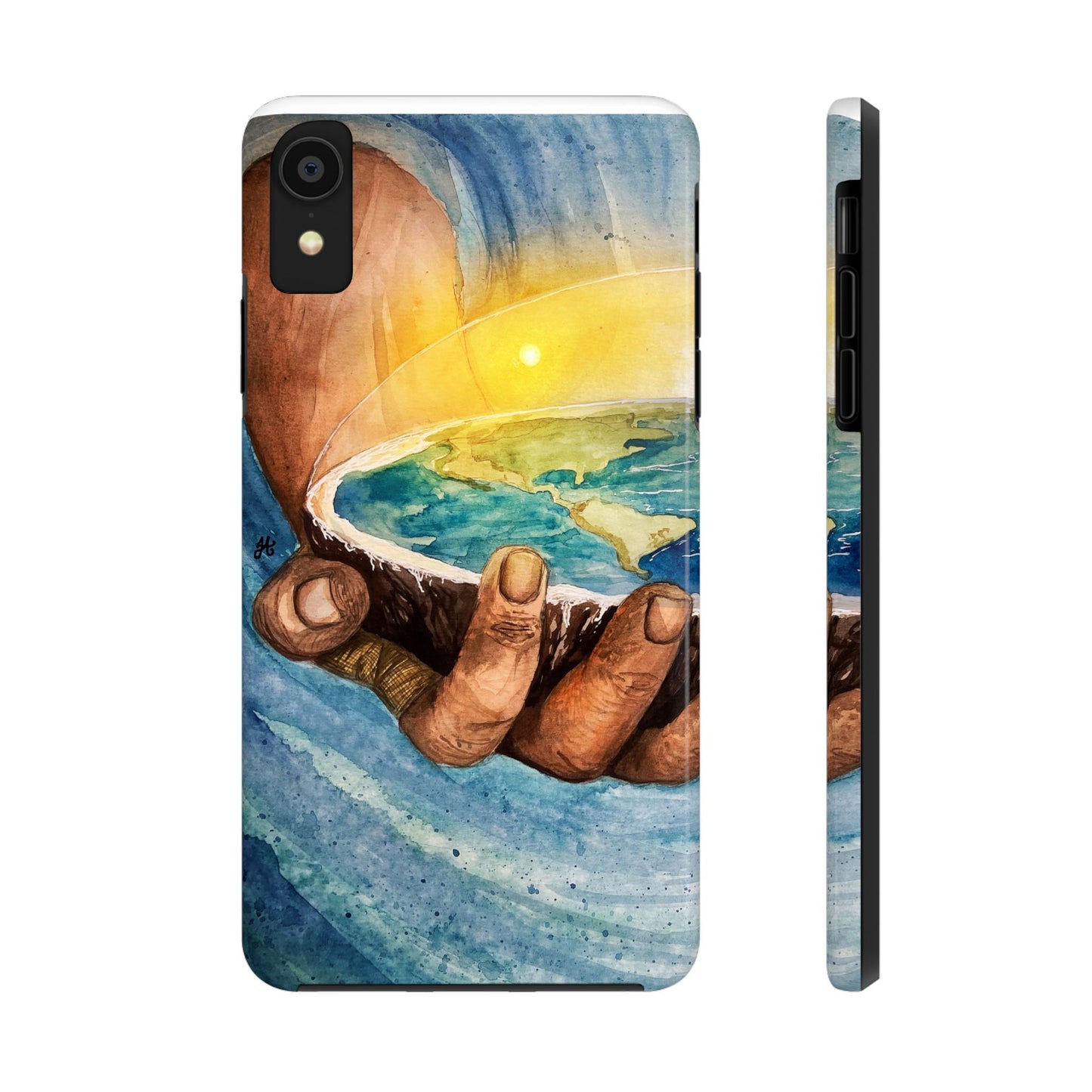 Eco-Inspired Tough Phone Cases for Nature Lovers, Durable Cases, Earth Art Cases, Gift for Environmentalists, Eco-Friendly Phone Cover