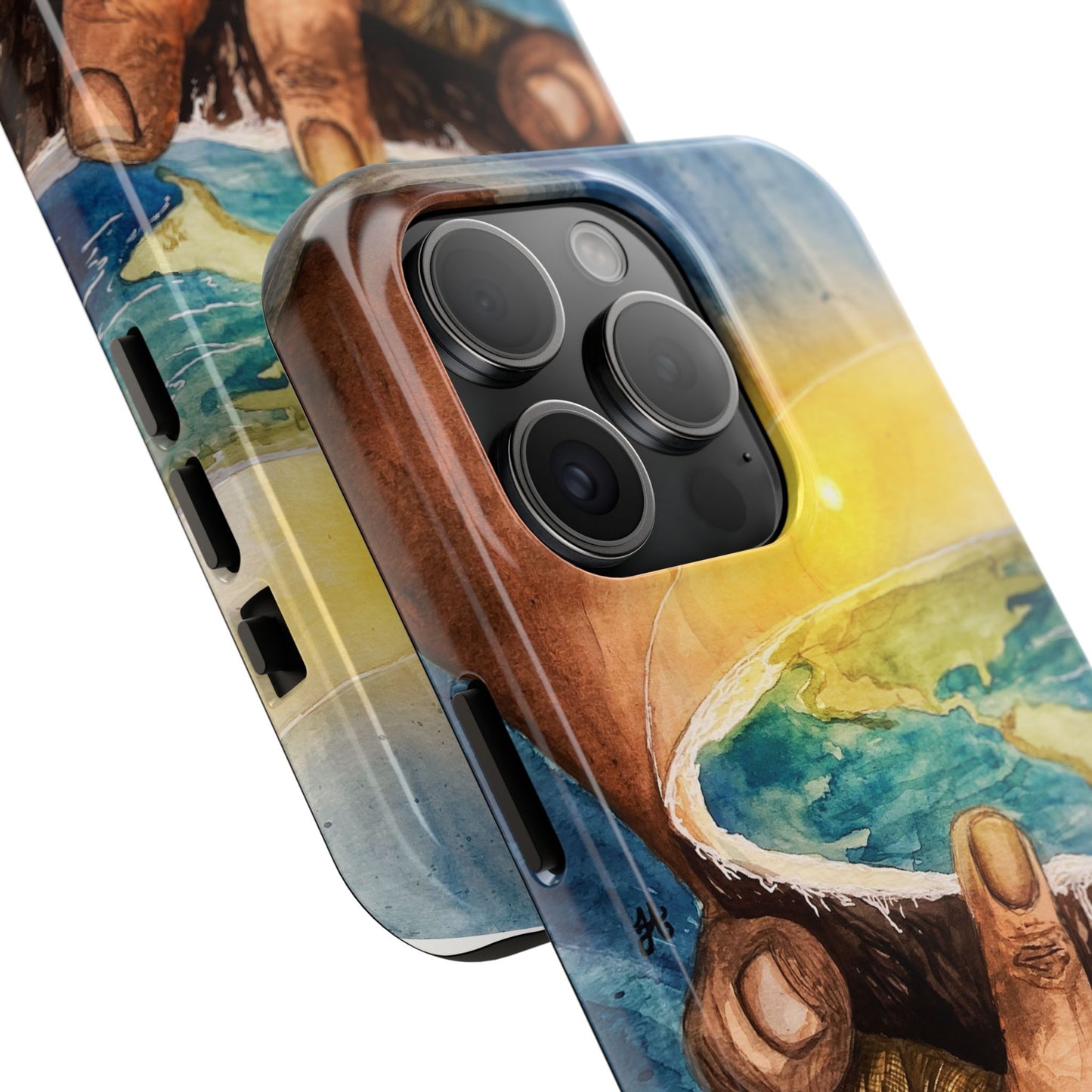 Eco-Inspired Tough Phone Cases for Nature Lovers, Durable Cases, Earth Art Cases, Gift for Environmentalists, Eco-Friendly Phone Cover