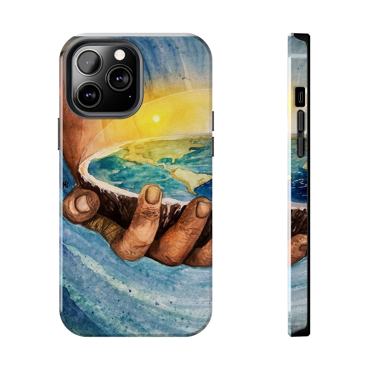 Eco-Inspired Tough Phone Cases for Nature Lovers, Durable Cases, Earth Art Cases, Gift for Environmentalists, Eco-Friendly Phone Cover