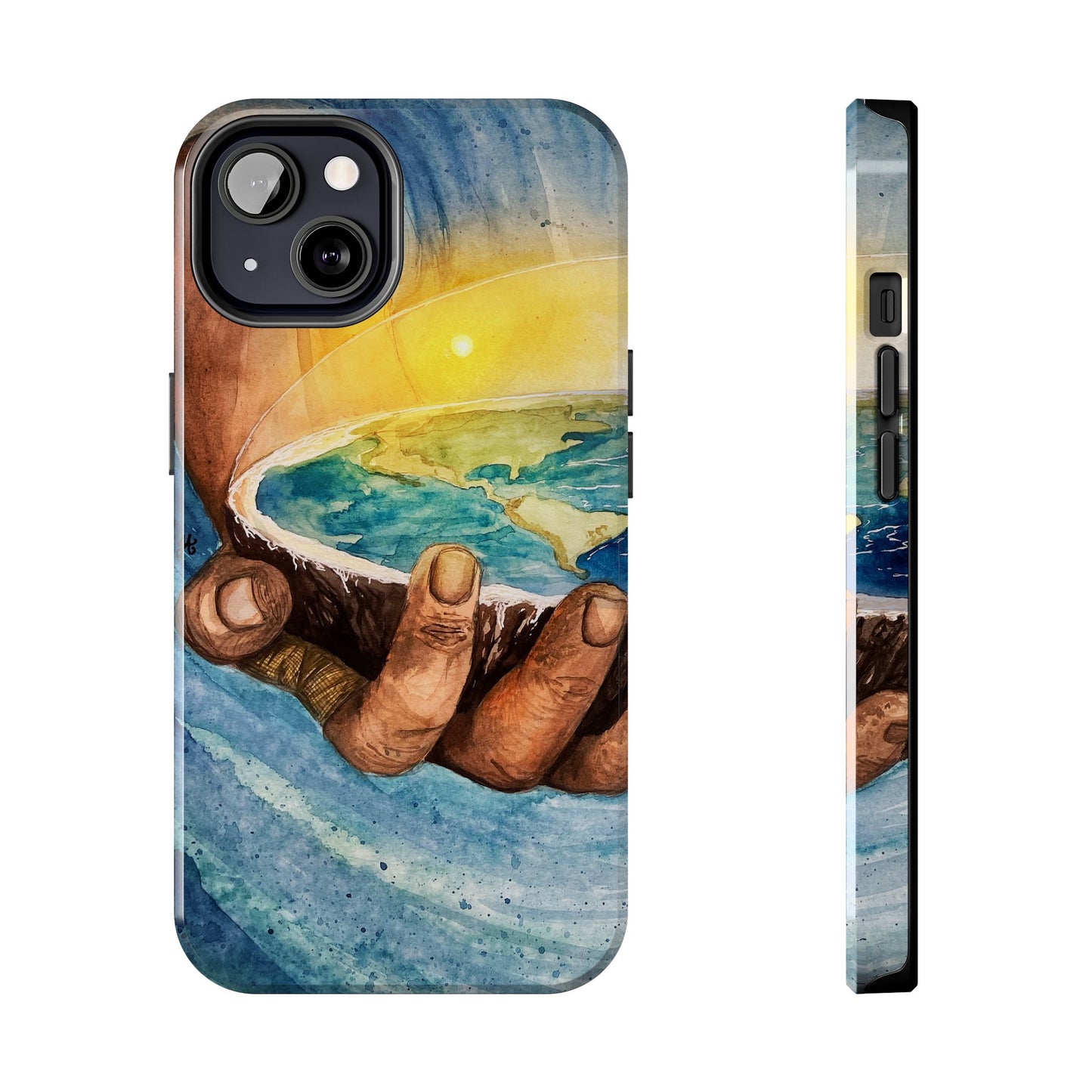 Eco-Inspired Tough Phone Cases for Nature Lovers, Durable Cases, Earth Art Cases, Gift for Environmentalists, Eco-Friendly Phone Cover