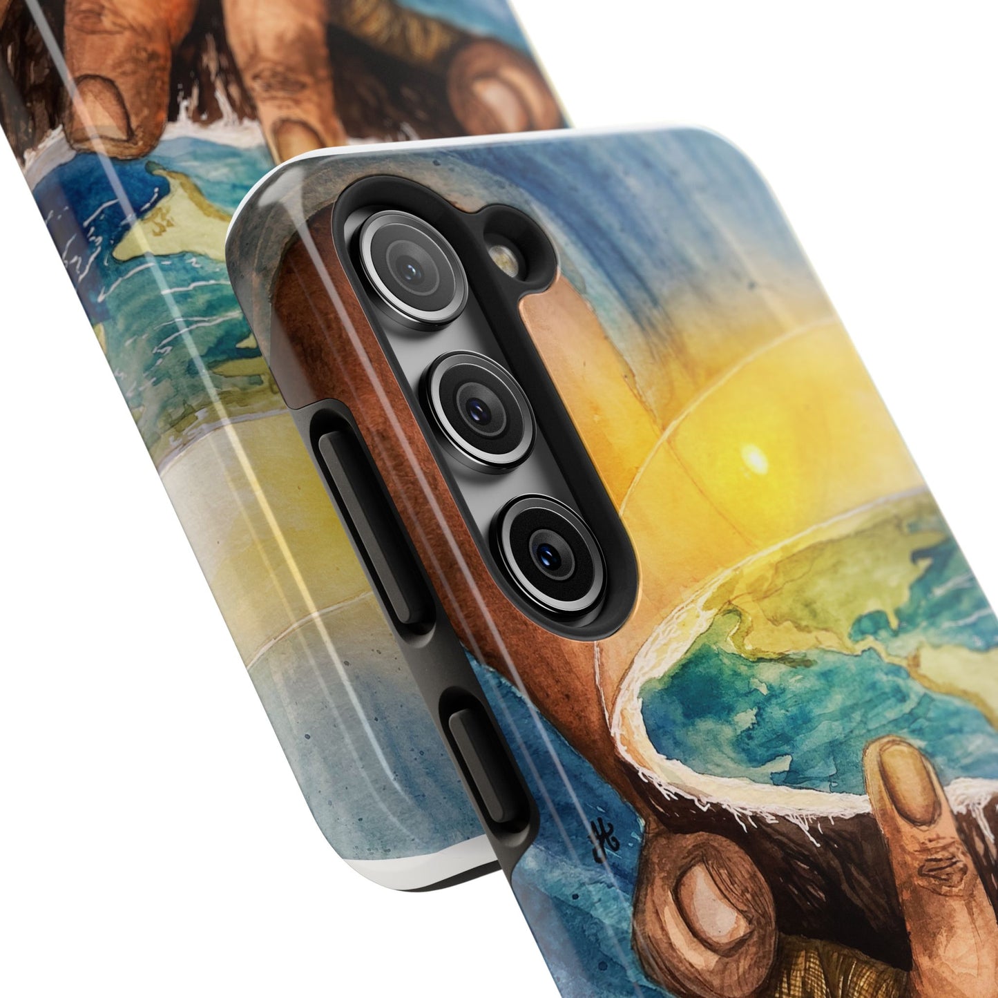 Eco-Inspired Tough Phone Cases for Nature Lovers, Durable Cases, Earth Art Cases, Gift for Environmentalists, Eco-Friendly Phone Cover