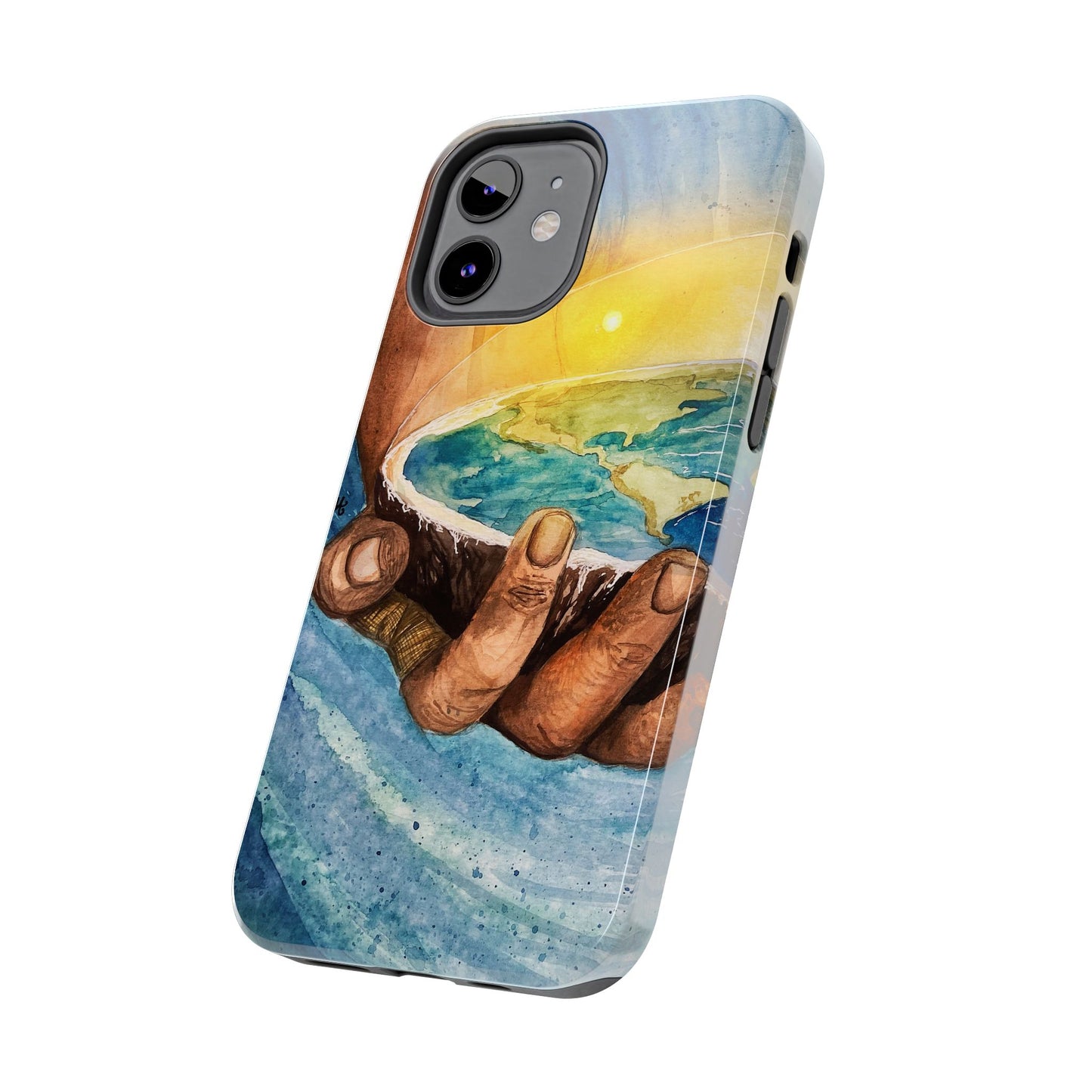 Eco-Inspired Tough Phone Cases for Nature Lovers, Durable Cases, Earth Art Cases, Gift for Environmentalists, Eco-Friendly Phone Cover