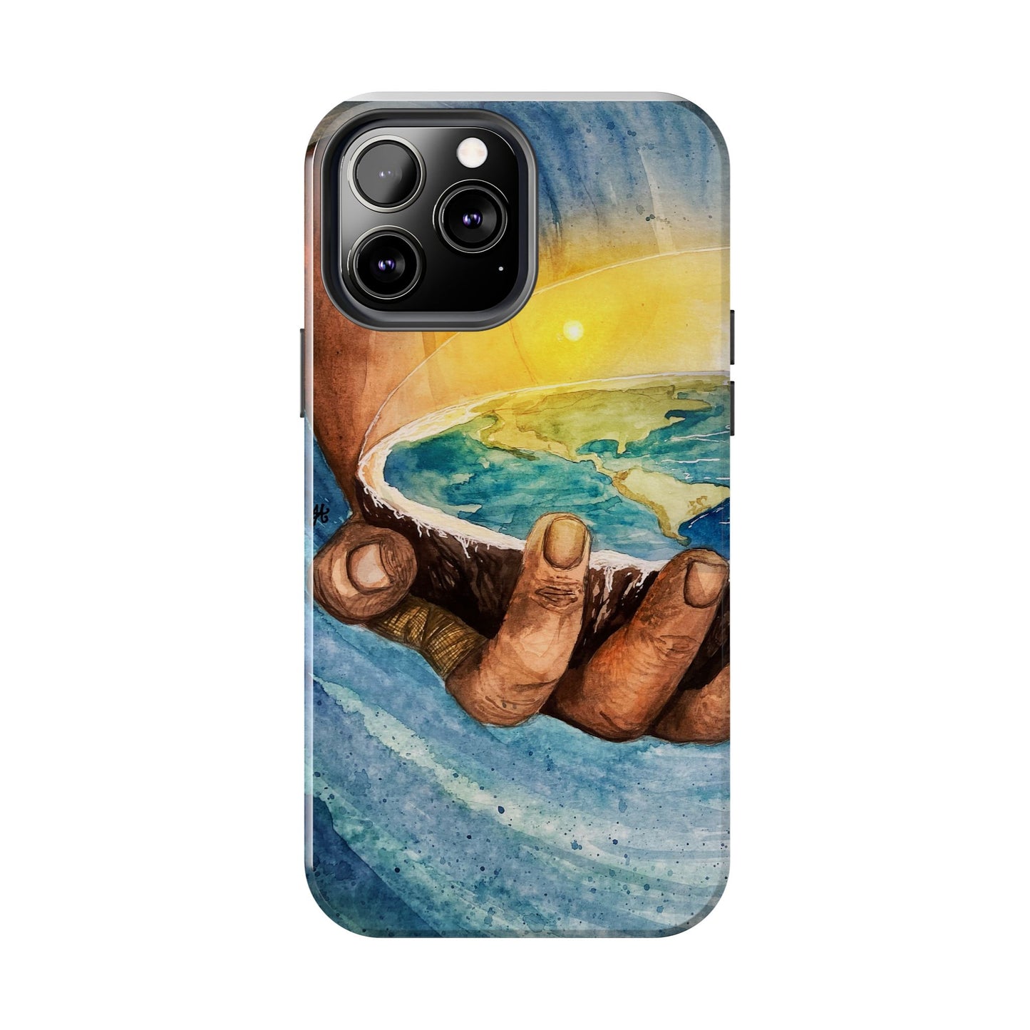 Eco-Inspired Tough Phone Cases for Nature Lovers, Durable Cases, Earth Art Cases, Gift for Environmentalists, Eco-Friendly Phone Cover