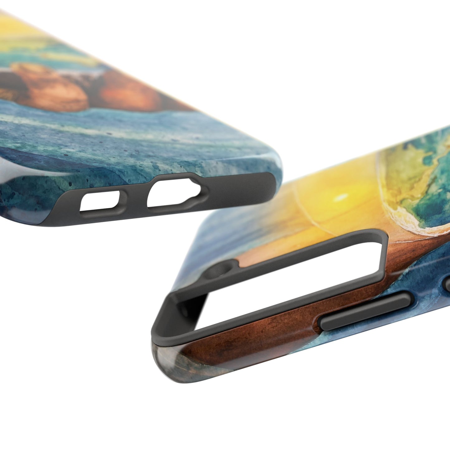 Eco-Inspired Tough Phone Cases for Nature Lovers, Durable Cases, Earth Art Cases, Gift for Environmentalists, Eco-Friendly Phone Cover