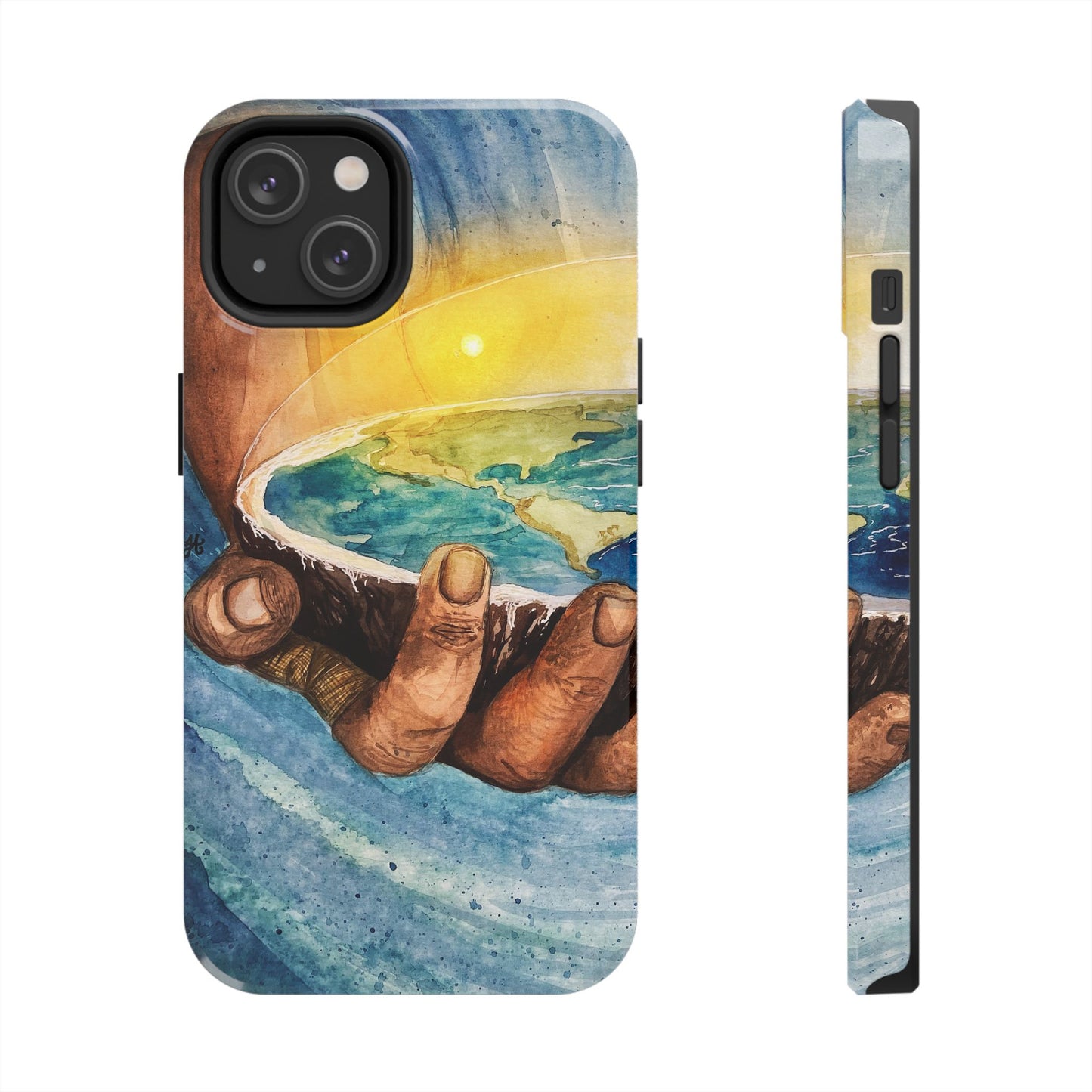 Eco-Inspired Tough Phone Cases for Nature Lovers, Durable Cases, Earth Art Cases, Gift for Environmentalists, Eco-Friendly Phone Cover