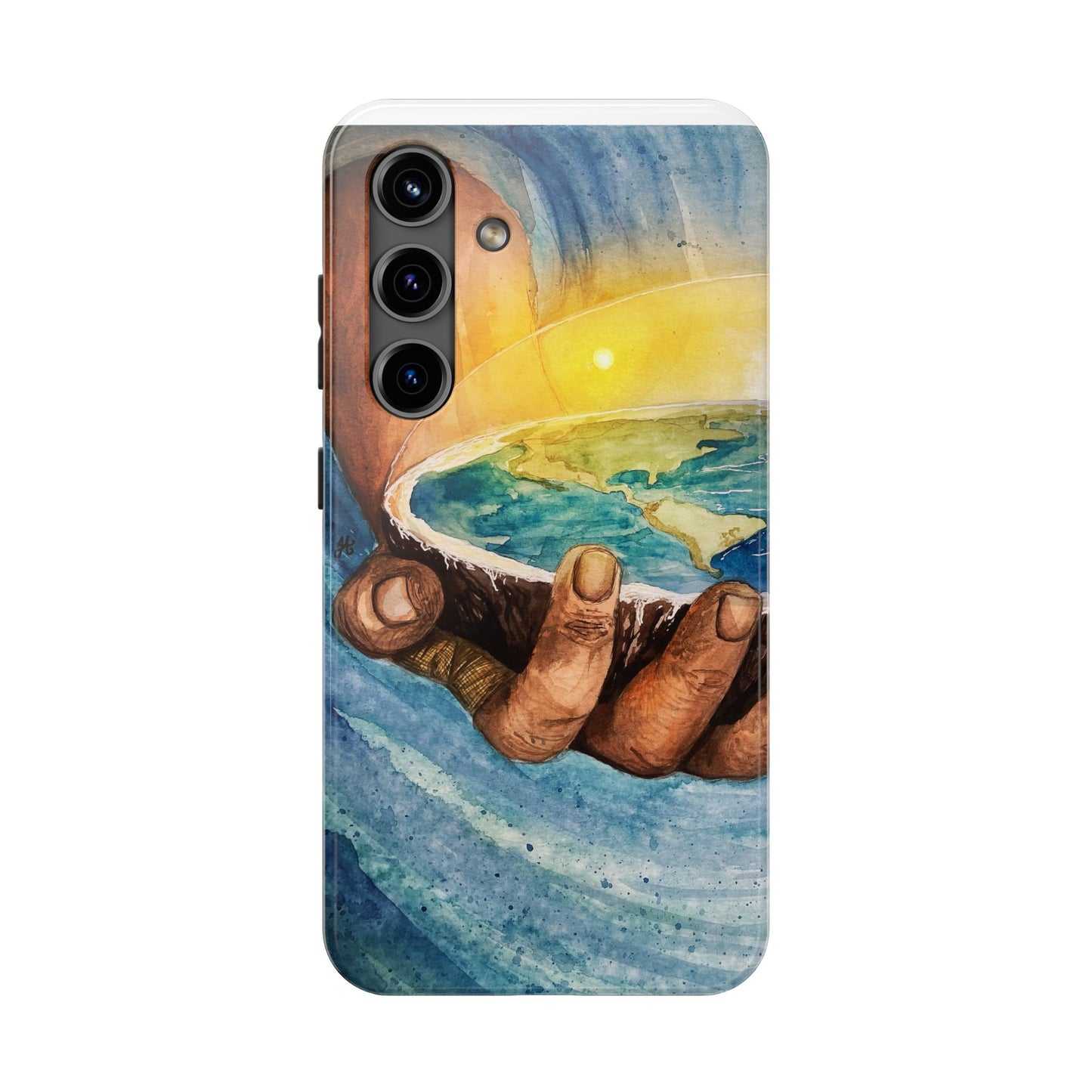 Eco-Inspired Tough Phone Cases for Nature Lovers, Durable Cases, Earth Art Cases, Gift for Environmentalists, Eco-Friendly Phone Cover