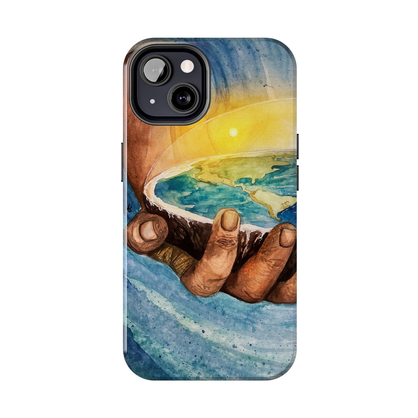 Eco-Inspired Tough Phone Cases for Nature Lovers, Durable Cases, Earth Art Cases, Gift for Environmentalists, Eco-Friendly Phone Cover