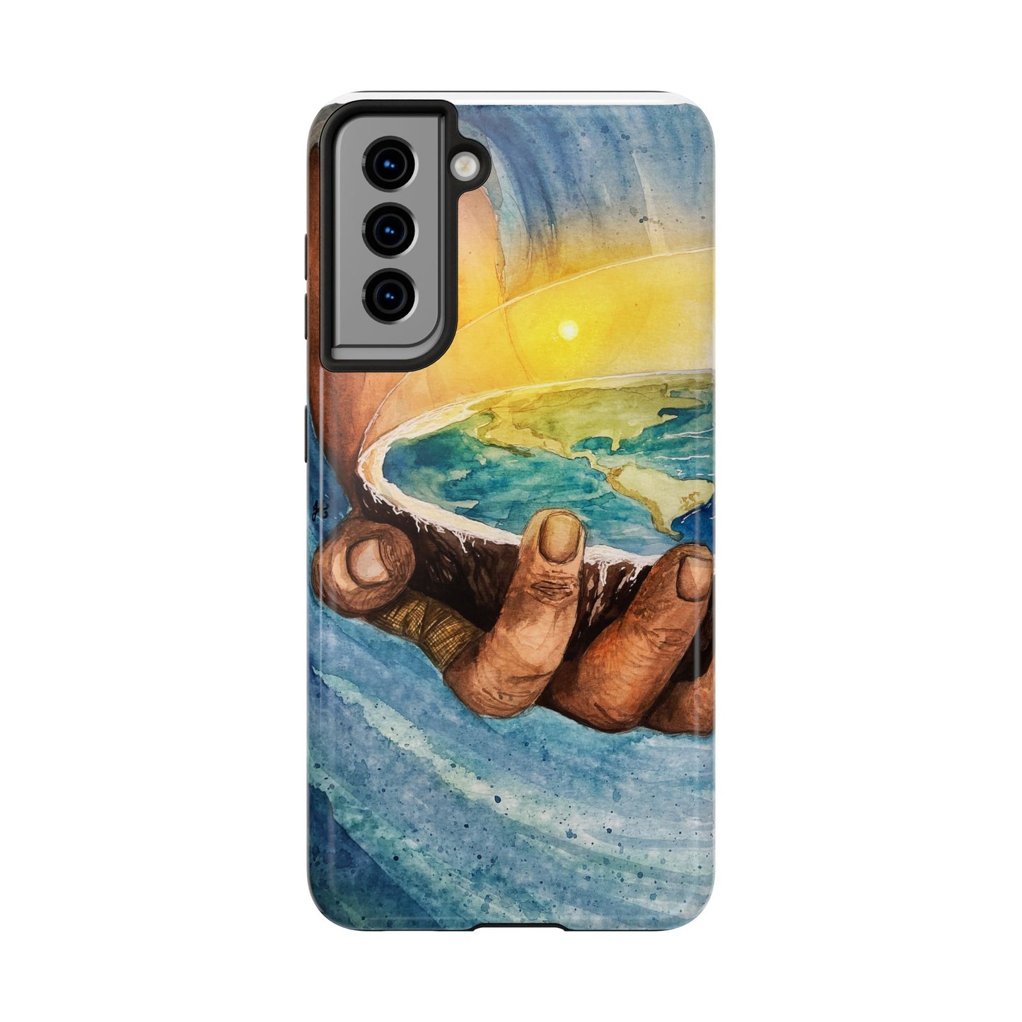 Eco-Inspired Tough Phone Cases for Nature Lovers, Durable Cases, Earth Art Cases, Gift for Environmentalists, Eco-Friendly Phone Cover