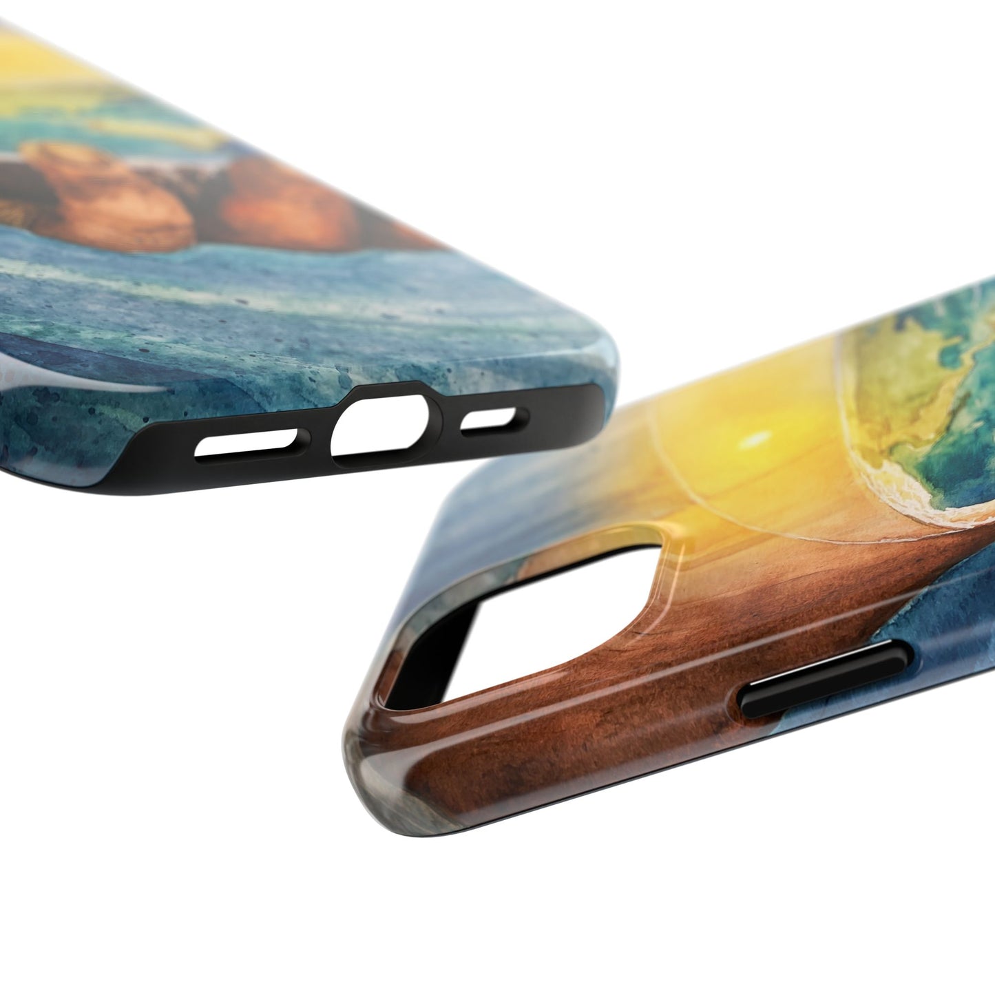 Eco-Inspired Tough Phone Cases for Nature Lovers, Durable Cases, Earth Art Cases, Gift for Environmentalists, Eco-Friendly Phone Cover