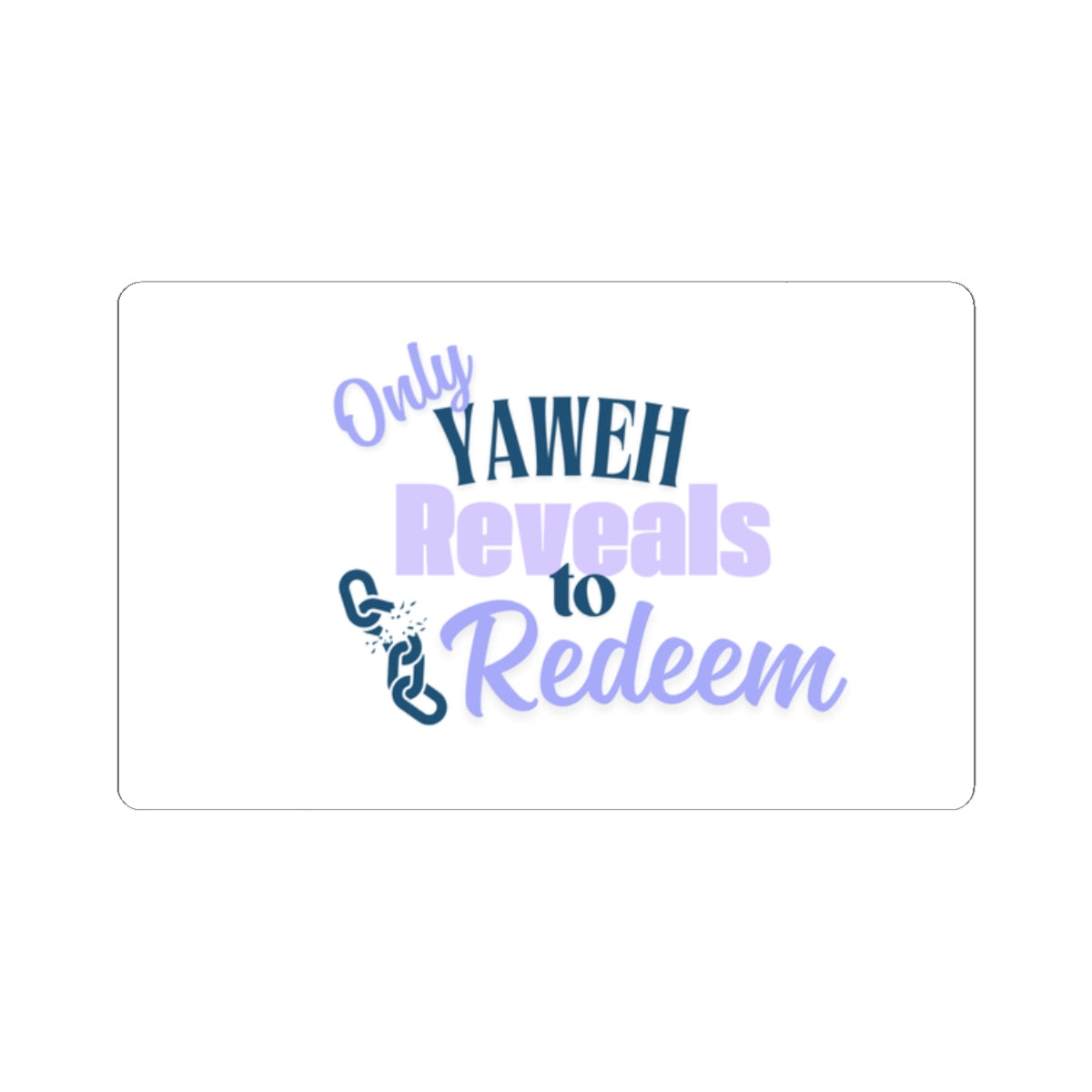 Kiss-Cut Stickers for Faith-Inspired Decor, Religious Gifts, Ministry Reminders, Unique Spiritual Art, Faith-Based Accessories