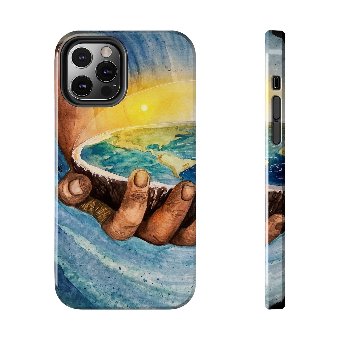 Eco-Inspired Tough Phone Cases for Nature Lovers, Durable Cases, Earth Art Cases, Gift for Environmentalists, Eco-Friendly Phone Cover