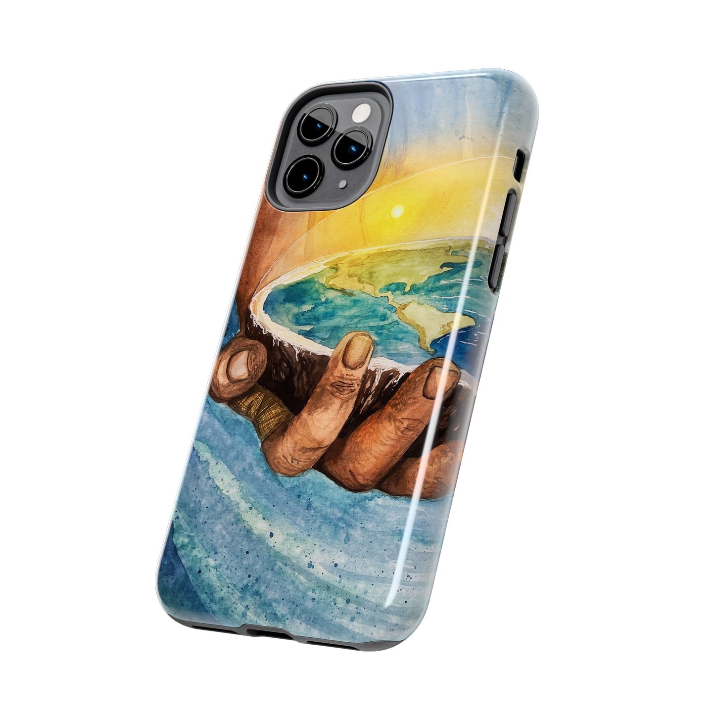 Eco-Inspired Tough Phone Cases for Nature Lovers, Durable Cases, Earth Art Cases, Gift for Environmentalists, Eco-Friendly Phone Cover