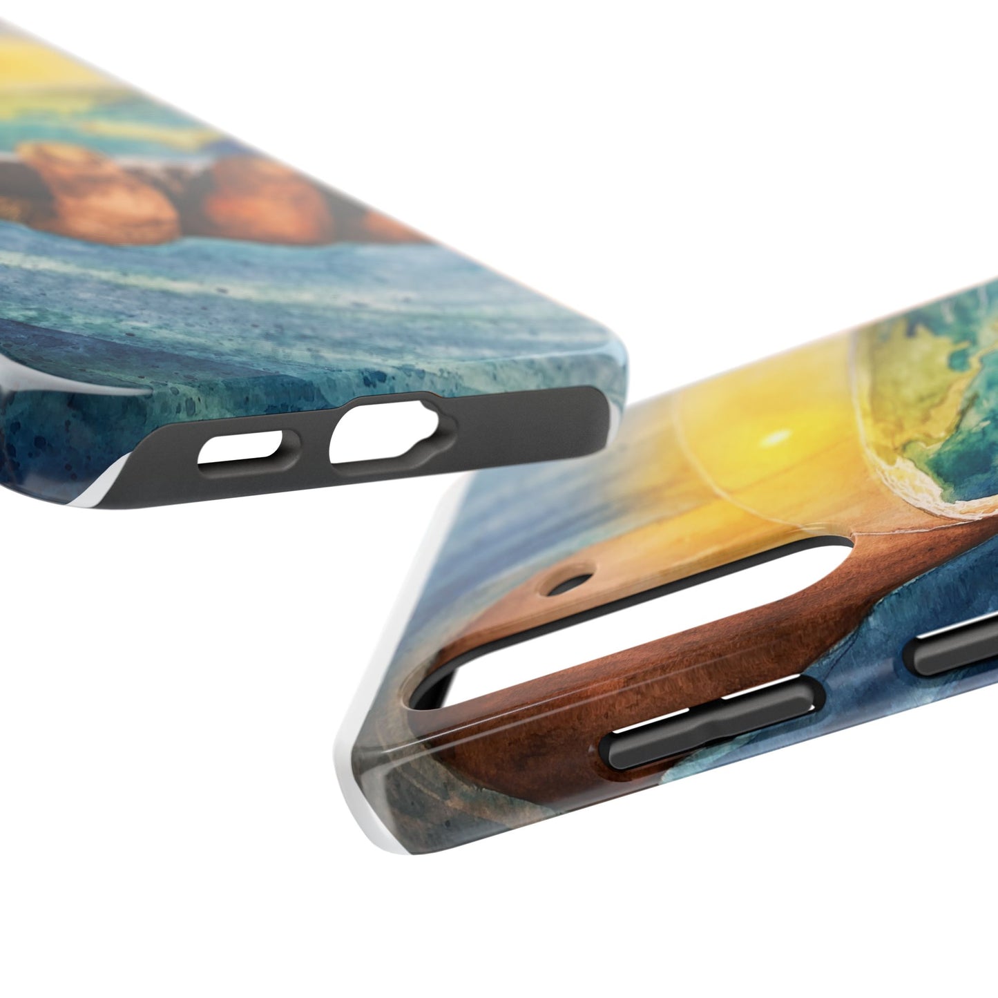 Eco-Inspired Tough Phone Cases for Nature Lovers, Durable Cases, Earth Art Cases, Gift for Environmentalists, Eco-Friendly Phone Cover