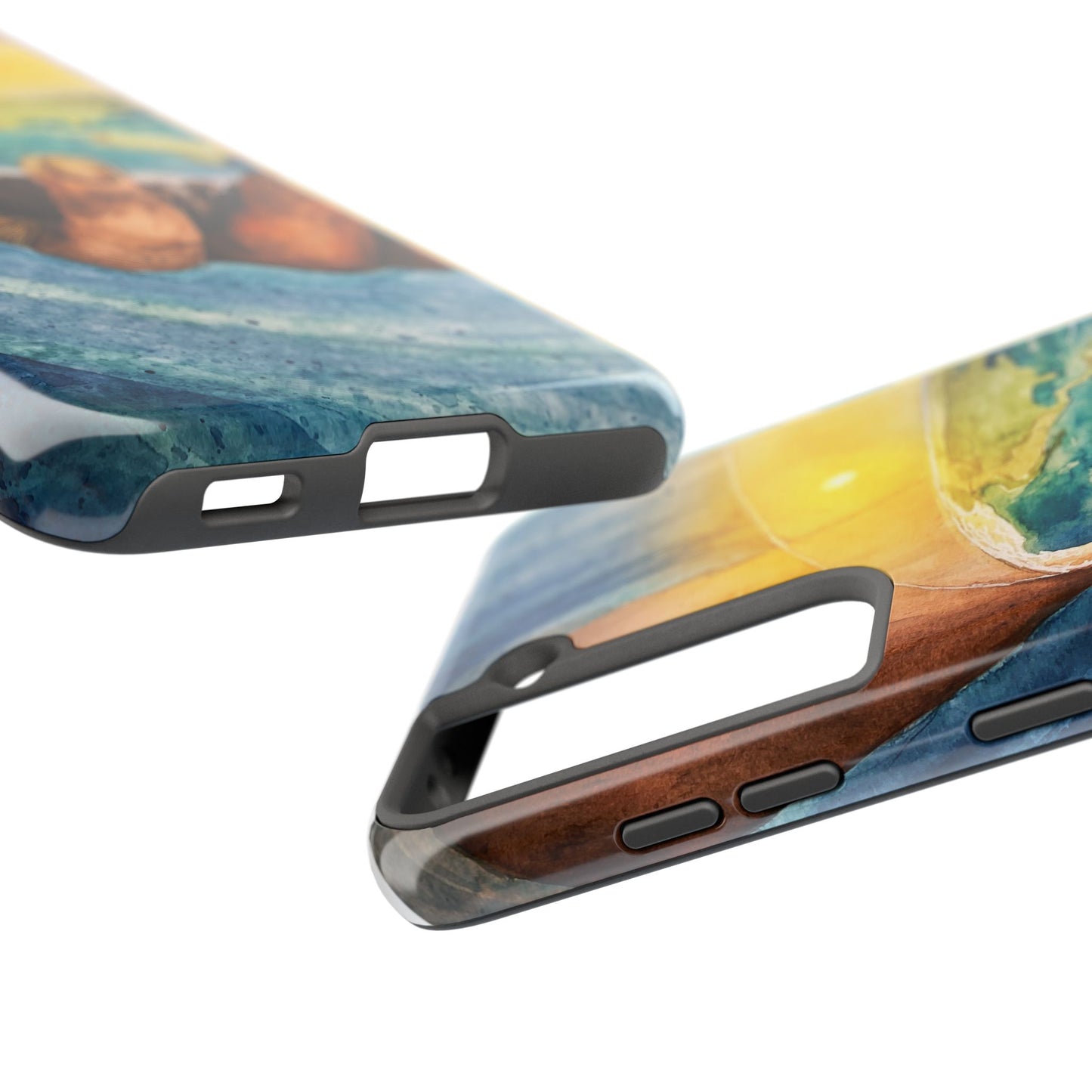 Eco-Inspired Tough Phone Cases for Nature Lovers, Durable Cases, Earth Art Cases, Gift for Environmentalists, Eco-Friendly Phone Cover