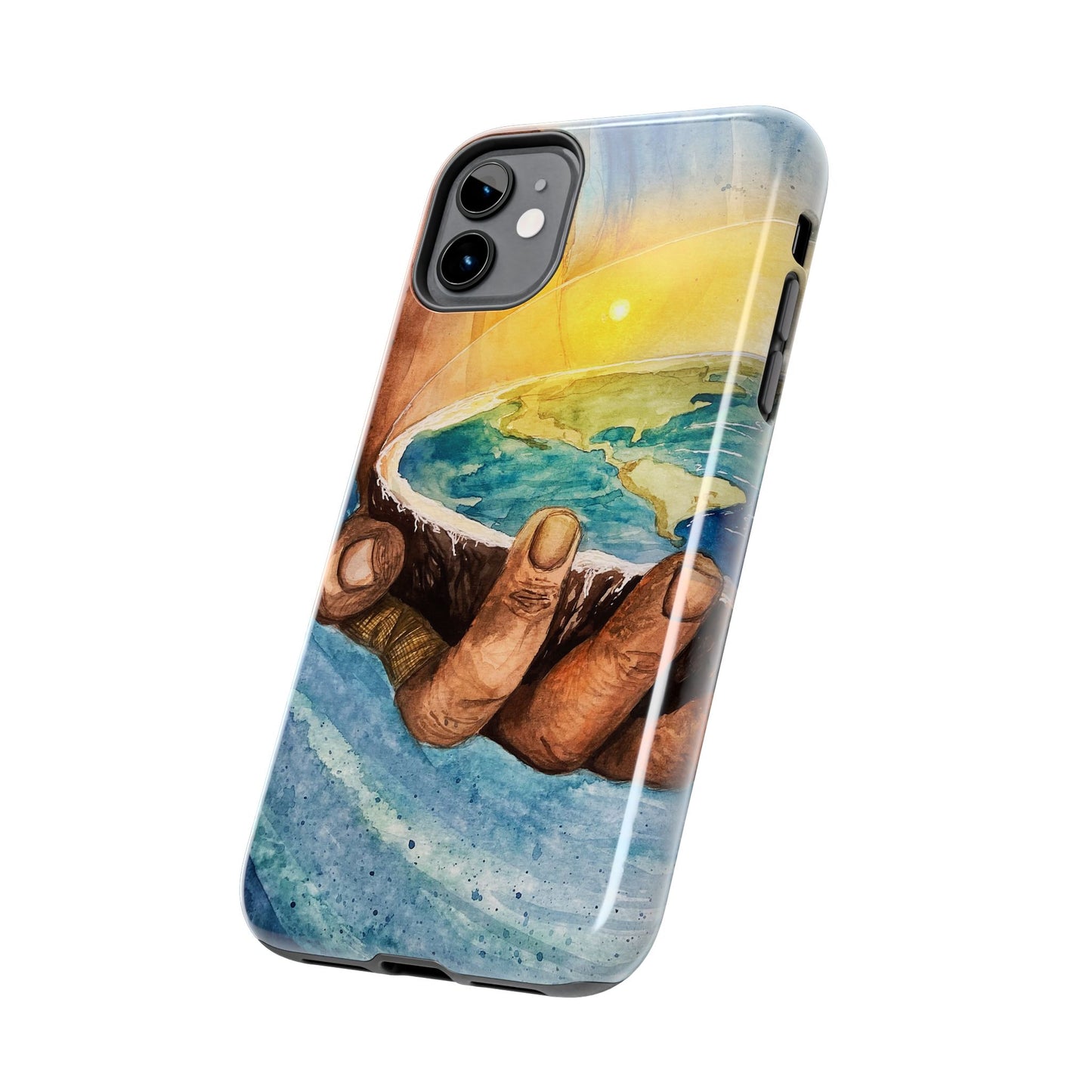 Eco-Inspired Tough Phone Cases for Nature Lovers, Durable Cases, Earth Art Cases, Gift for Environmentalists, Eco-Friendly Phone Cover