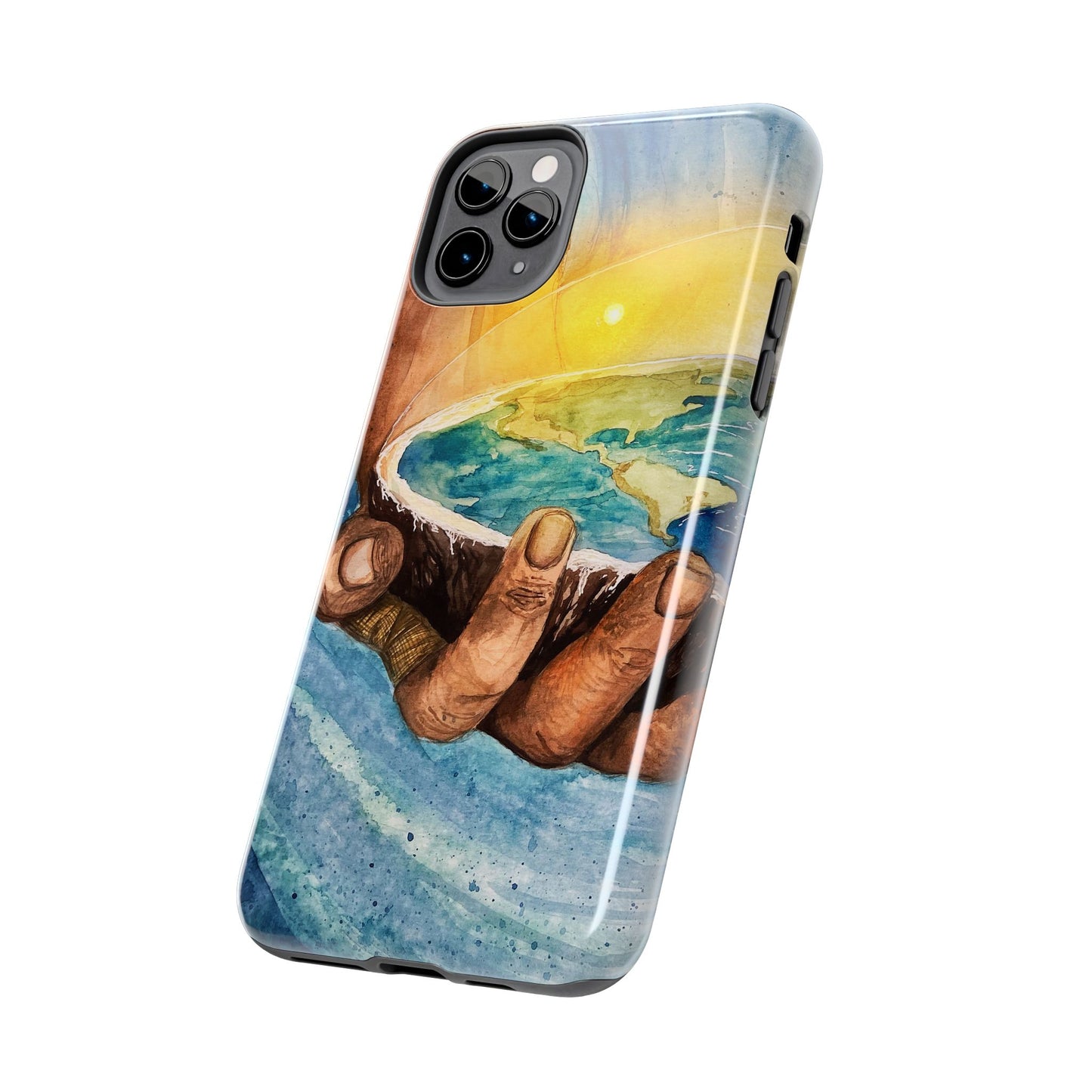 Eco-Inspired Tough Phone Cases for Nature Lovers, Durable Cases, Earth Art Cases, Gift for Environmentalists, Eco-Friendly Phone Cover