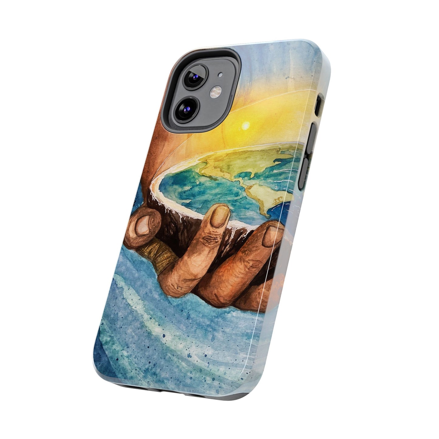 Eco-Inspired Tough Phone Cases for Nature Lovers, Durable Cases, Earth Art Cases, Gift for Environmentalists, Eco-Friendly Phone Cover