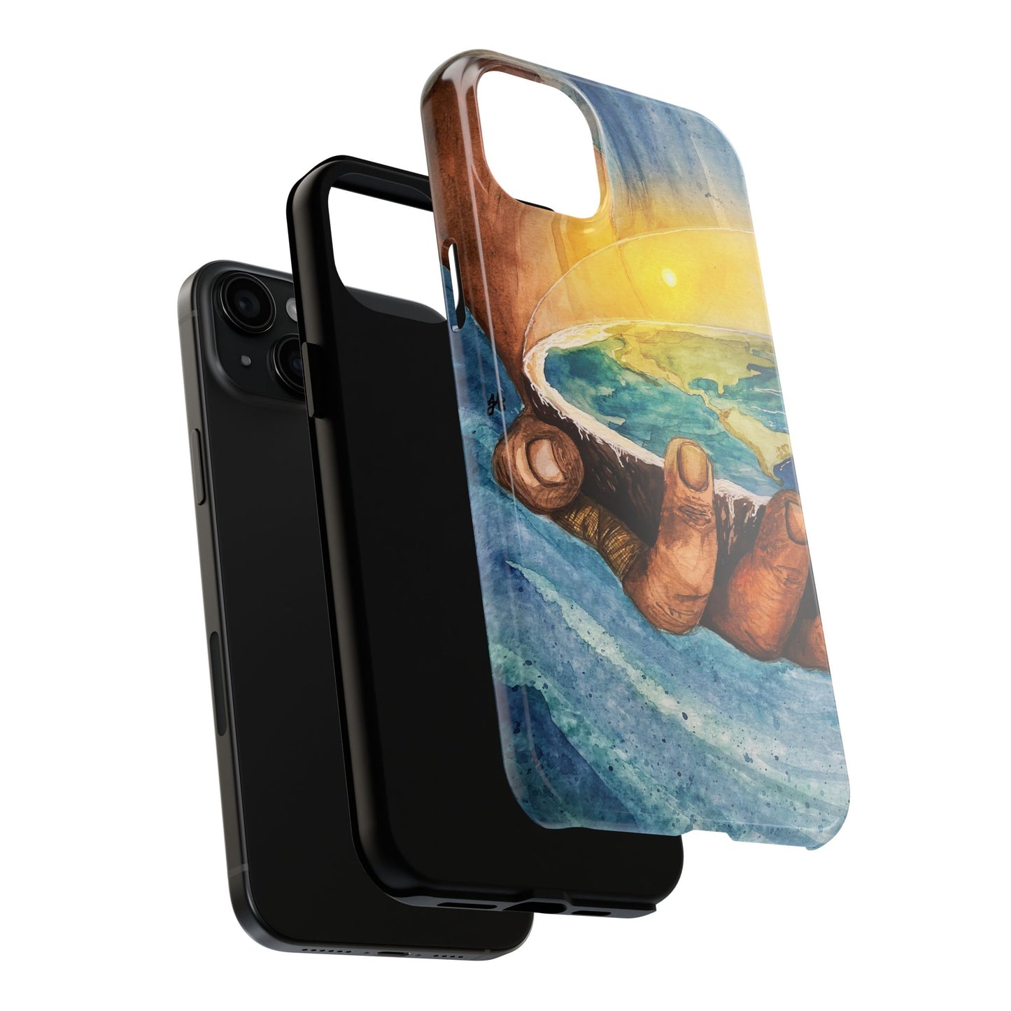 Eco-Inspired Tough Phone Cases for Nature Lovers, Durable Cases, Earth Art Cases, Gift for Environmentalists, Eco-Friendly Phone Cover