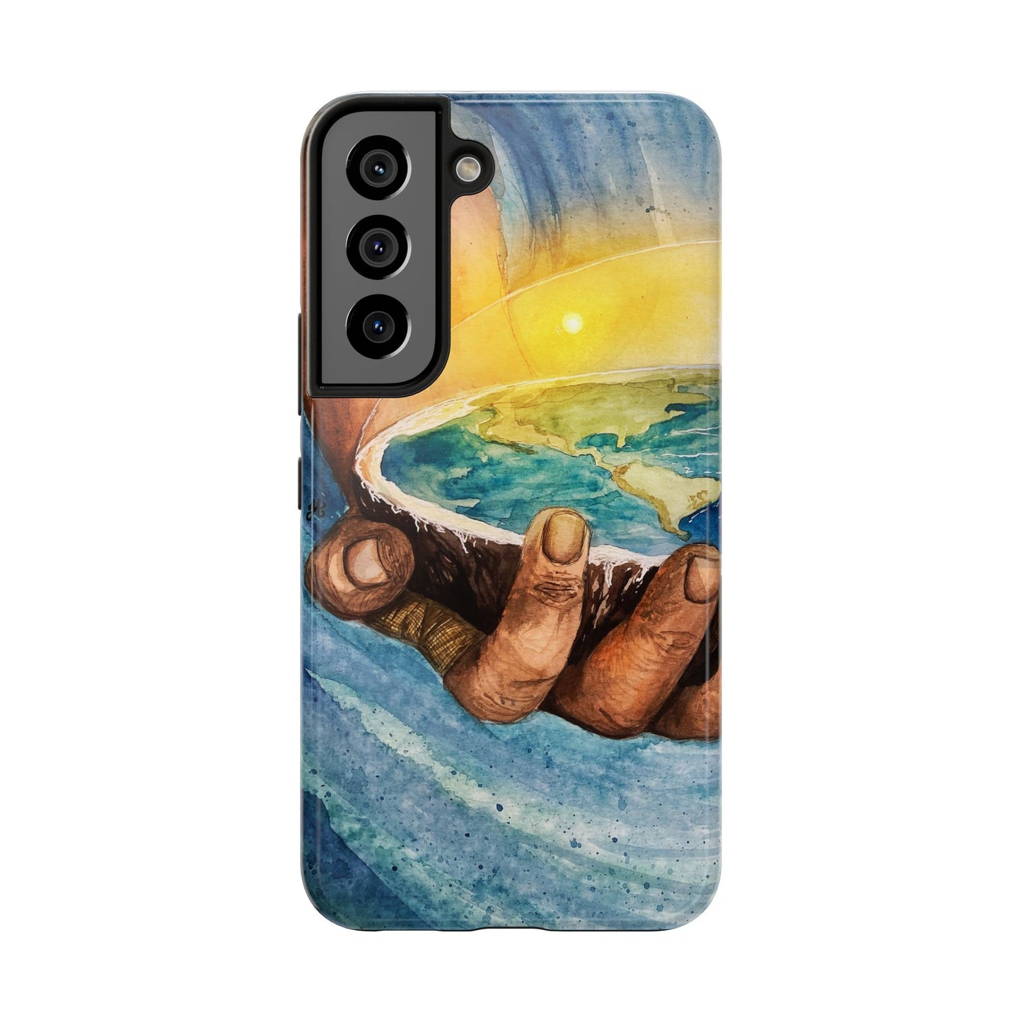 Eco-Inspired Tough Phone Cases for Nature Lovers, Durable Cases, Earth Art Cases, Gift for Environmentalists, Eco-Friendly Phone Cover