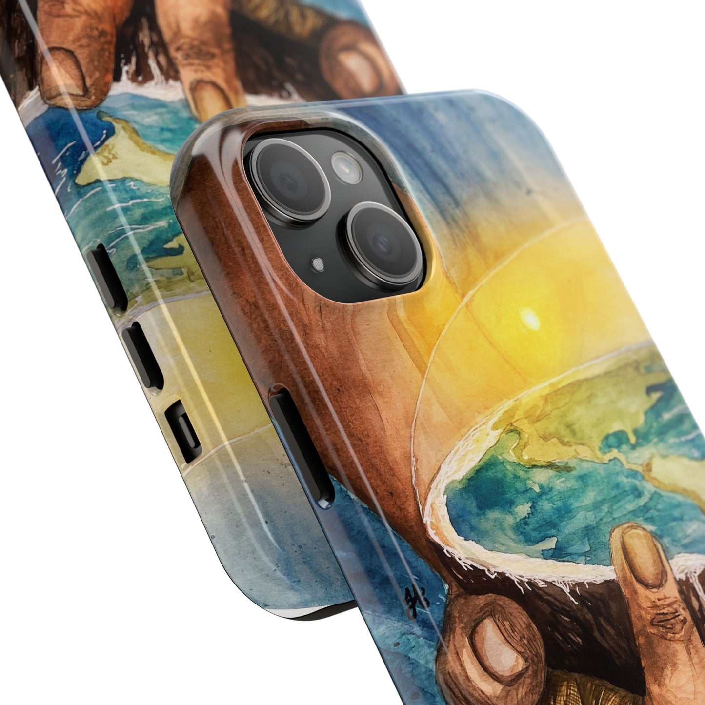 Eco-Inspired Tough Phone Cases for Nature Lovers, Durable Cases, Earth Art Cases, Gift for Environmentalists, Eco-Friendly Phone Cover