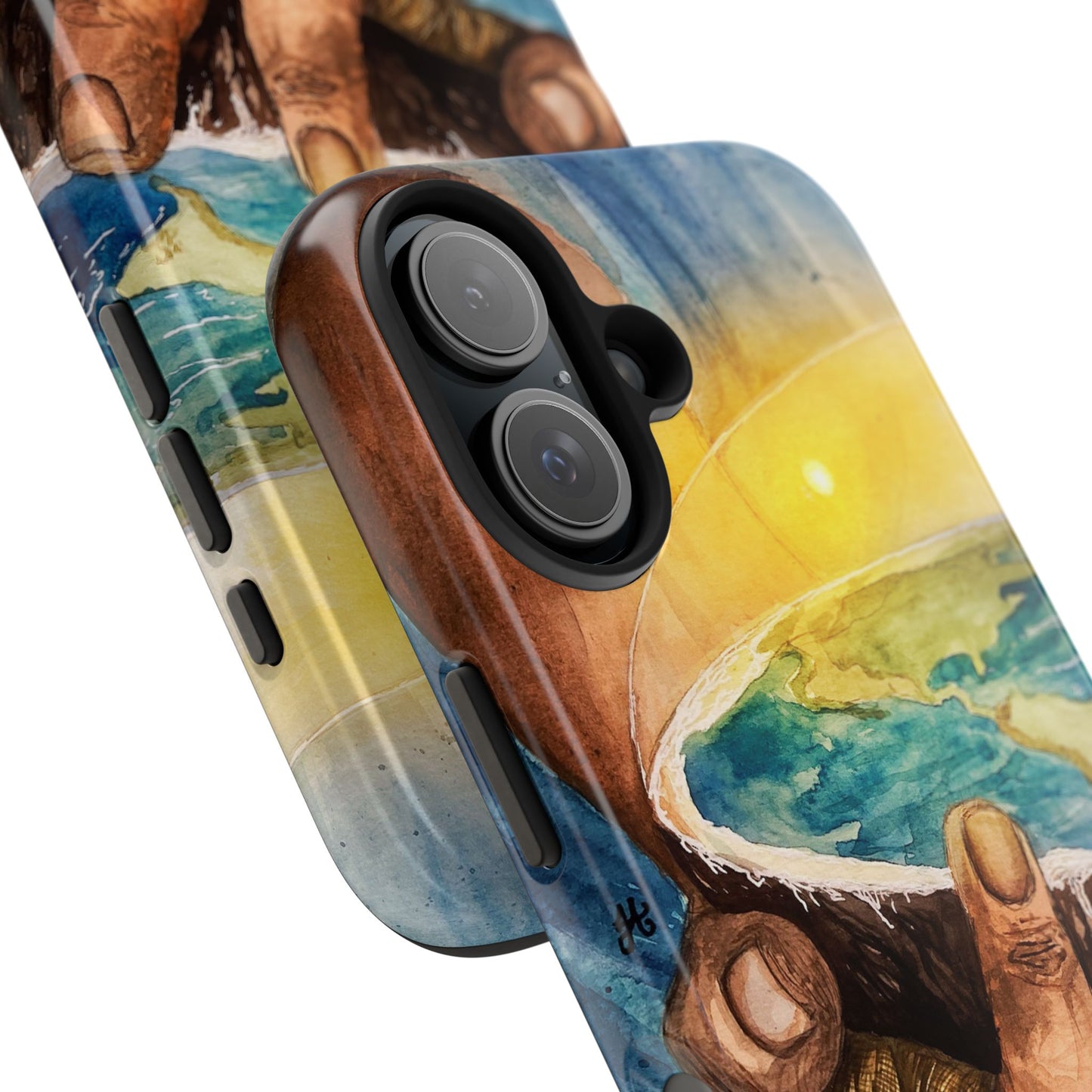 Eco-Inspired Tough Phone Cases for Nature Lovers, Durable Cases, Earth Art Cases, Gift for Environmentalists, Eco-Friendly Phone Cover