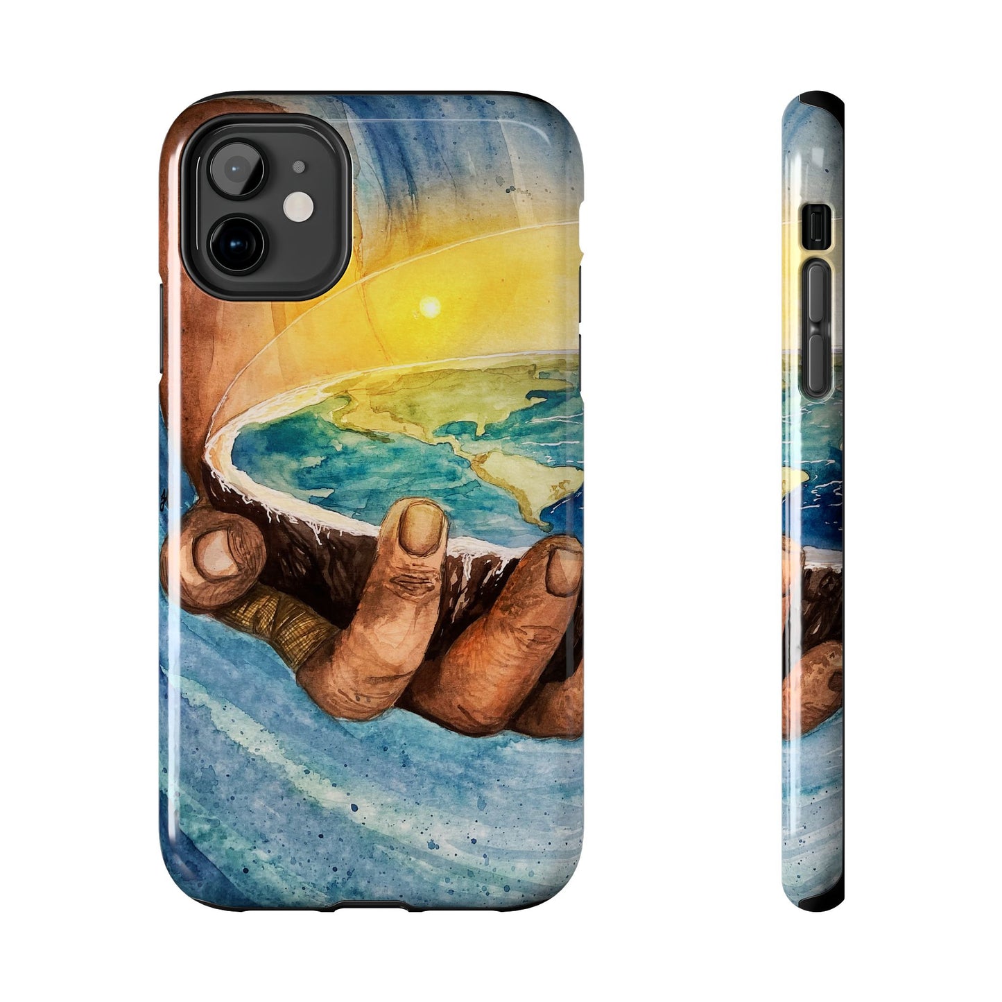 Eco-Inspired Tough Phone Cases for Nature Lovers, Durable Cases, Earth Art Cases, Gift for Environmentalists, Eco-Friendly Phone Cover