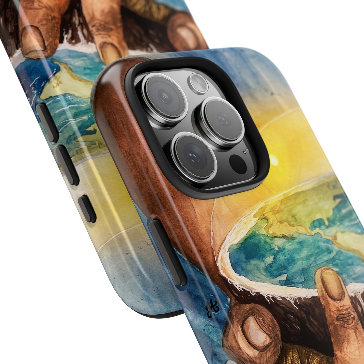 Eco-Inspired Tough Phone Cases for Nature Lovers, Durable Cases, Earth Art Cases, Gift for Environmentalists, Eco-Friendly Phone Cover