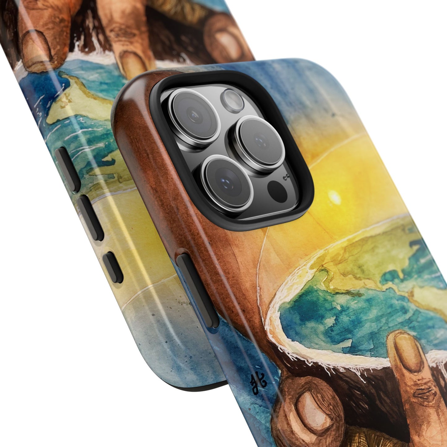 Eco-Inspired Tough Phone Cases for Nature Lovers, Durable Cases, Earth Art Cases, Gift for Environmentalists, Eco-Friendly Phone Cover