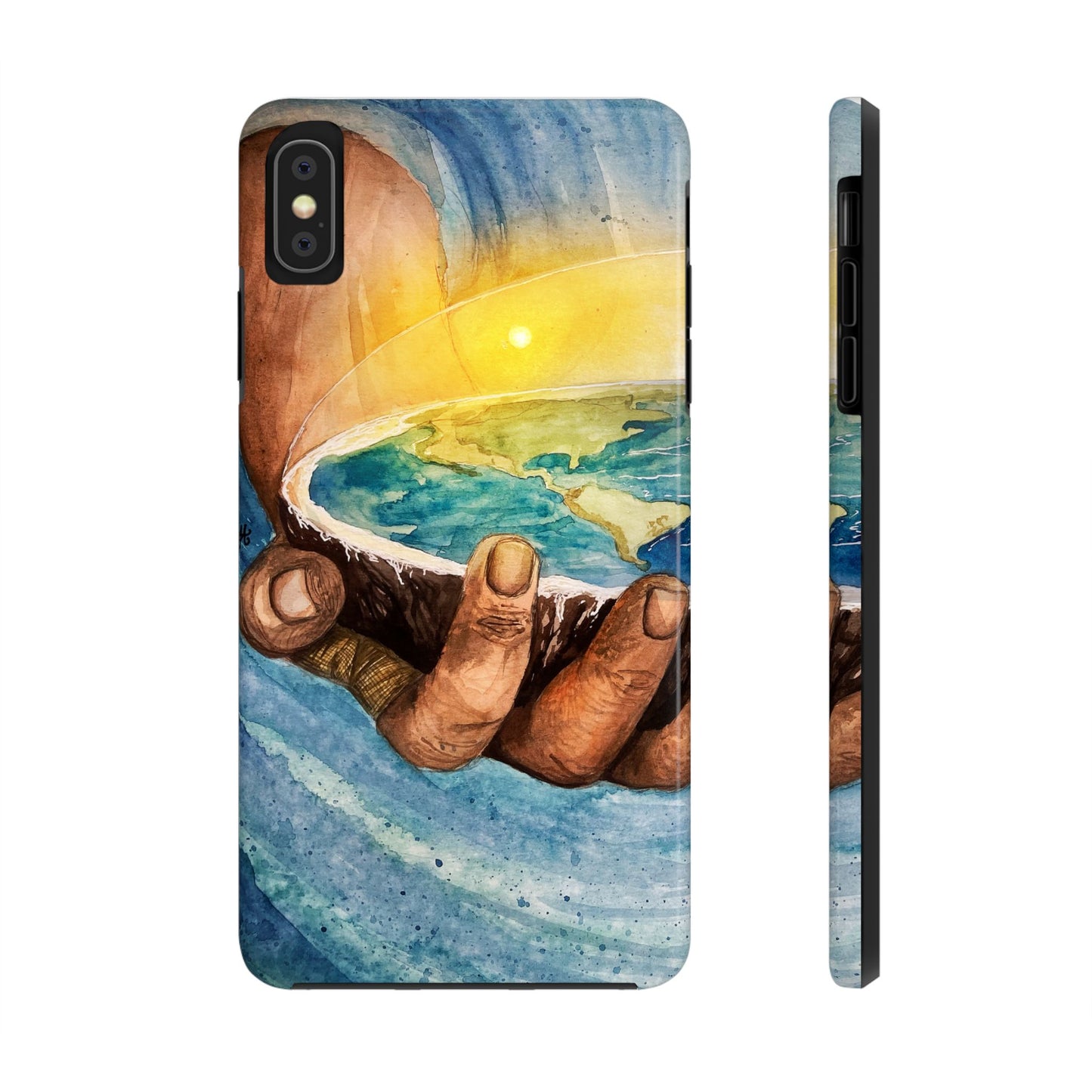 Eco-Inspired Tough Phone Cases for Nature Lovers, Durable Cases, Earth Art Cases, Gift for Environmentalists, Eco-Friendly Phone Cover