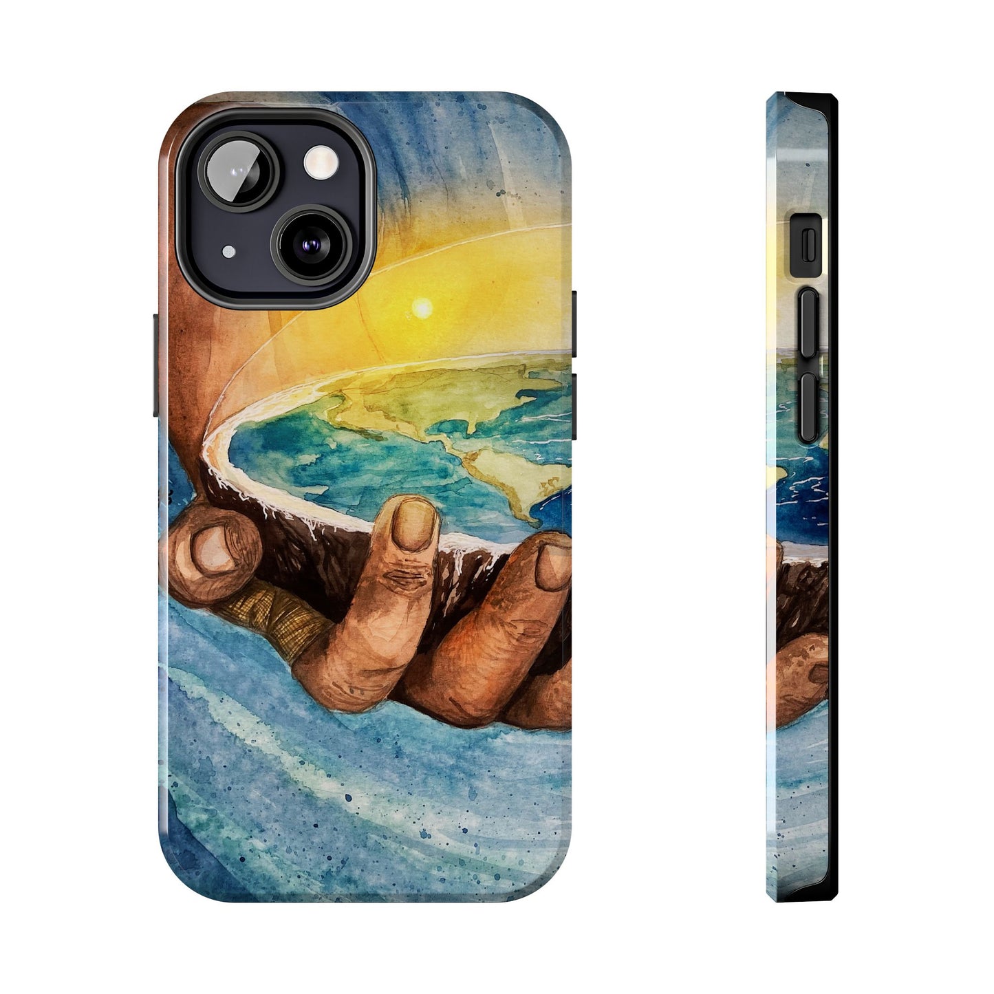 Eco-Inspired Tough Phone Cases for Nature Lovers, Durable Cases, Earth Art Cases, Gift for Environmentalists, Eco-Friendly Phone Cover