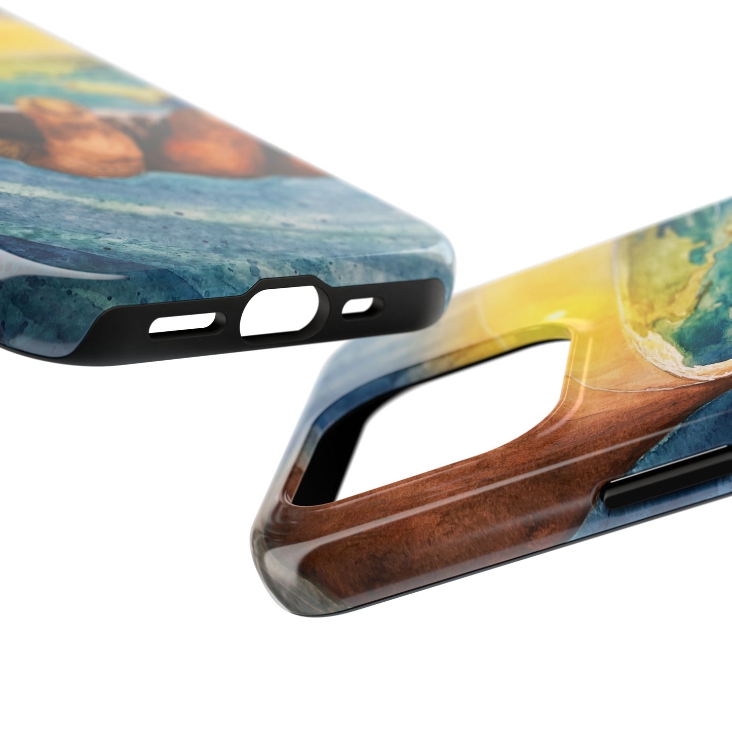 Eco-Inspired Tough Phone Cases for Nature Lovers, Durable Cases, Earth Art Cases, Gift for Environmentalists, Eco-Friendly Phone Cover