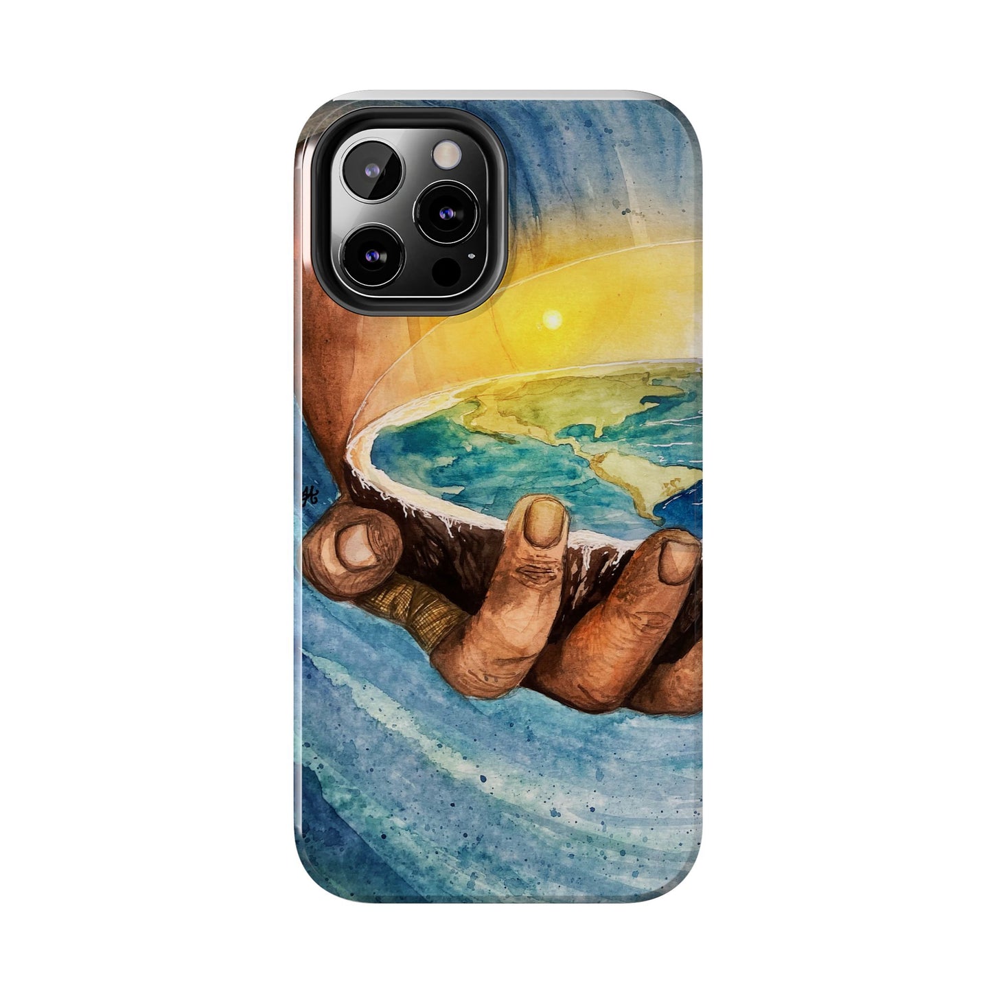 Eco-Inspired Tough Phone Cases for Nature Lovers, Durable Cases, Earth Art Cases, Gift for Environmentalists, Eco-Friendly Phone Cover
