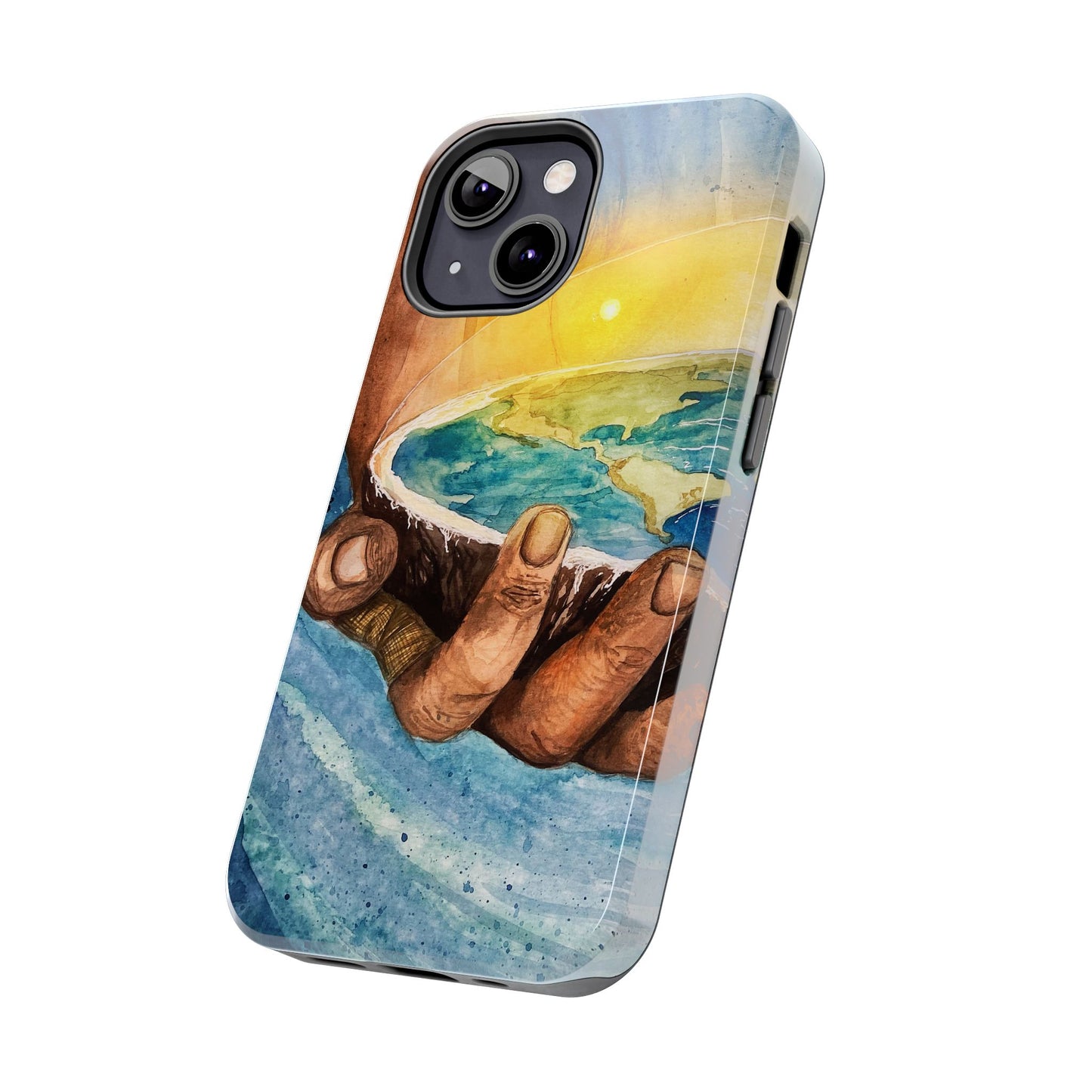 Eco-Inspired Tough Phone Cases for Nature Lovers, Durable Cases, Earth Art Cases, Gift for Environmentalists, Eco-Friendly Phone Cover