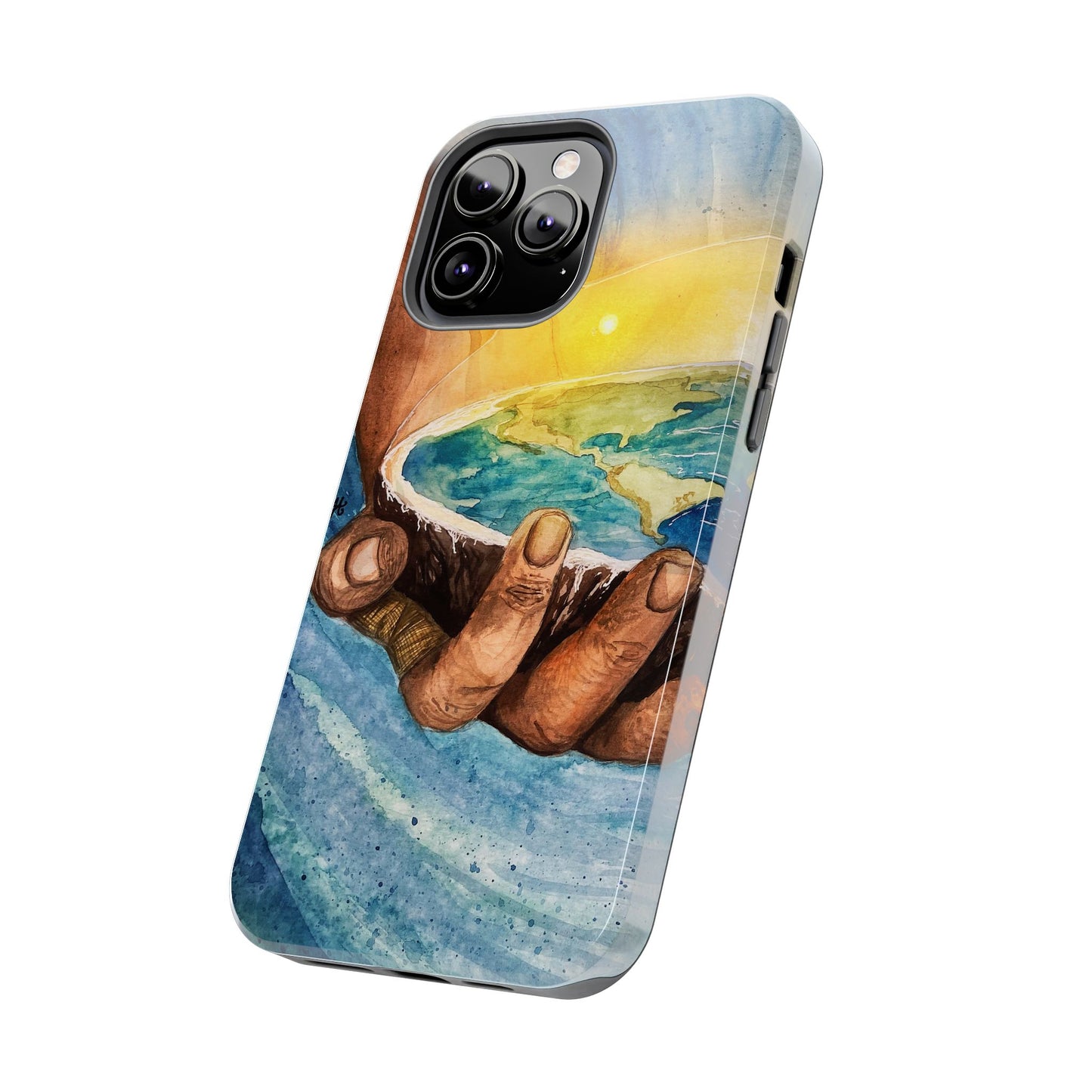 Eco-Inspired Tough Phone Cases for Nature Lovers, Durable Cases, Earth Art Cases, Gift for Environmentalists, Eco-Friendly Phone Cover