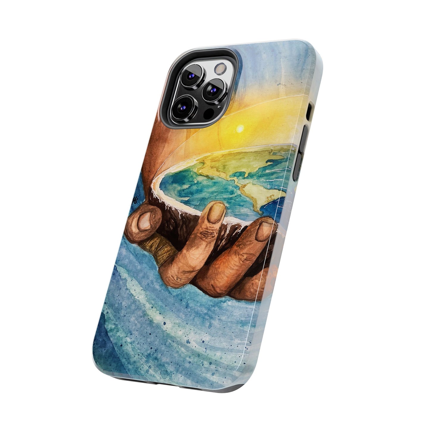 Eco-Inspired Tough Phone Cases for Nature Lovers, Durable Cases, Earth Art Cases, Gift for Environmentalists, Eco-Friendly Phone Cover