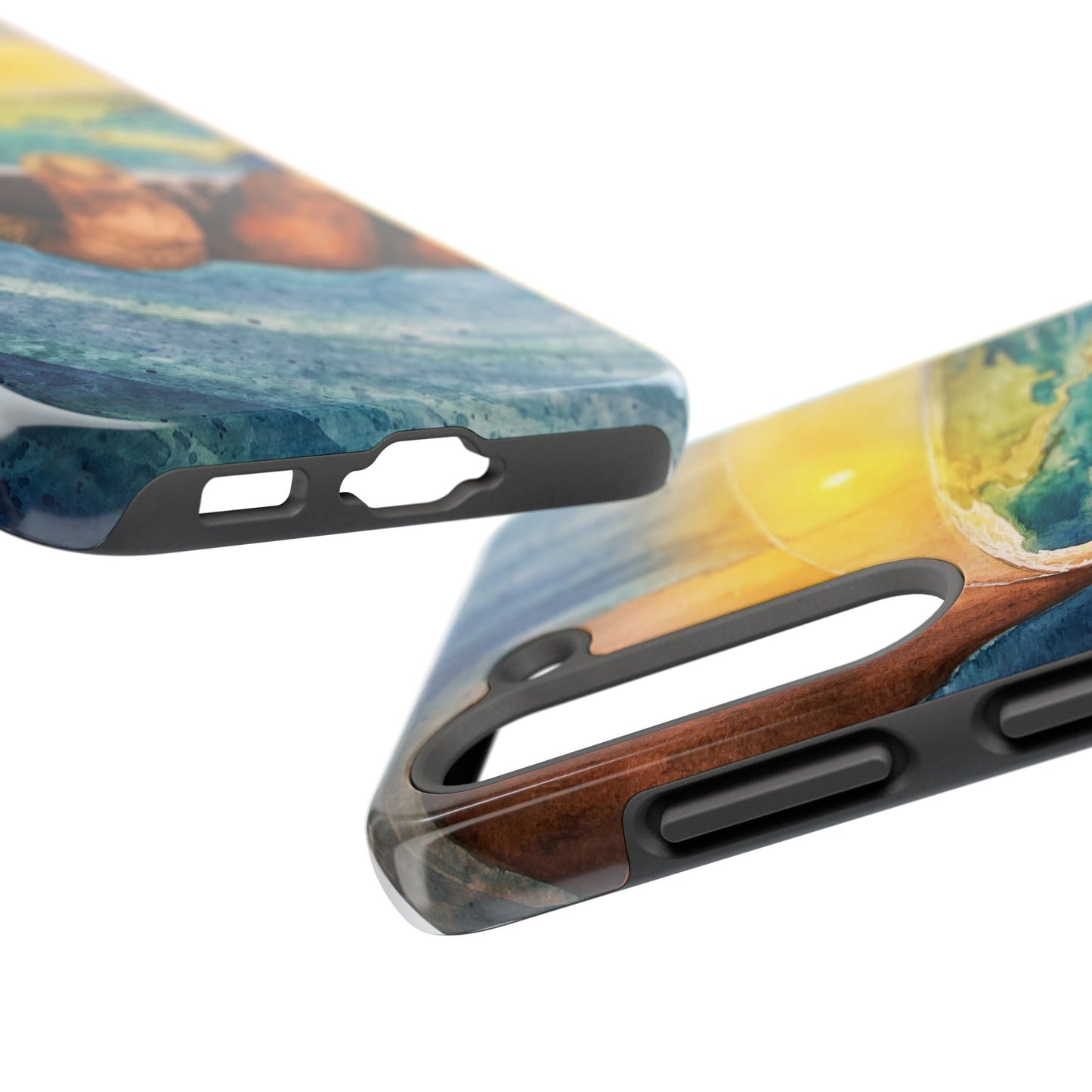 Eco-Inspired Tough Phone Cases for Nature Lovers, Durable Cases, Earth Art Cases, Gift for Environmentalists, Eco-Friendly Phone Cover