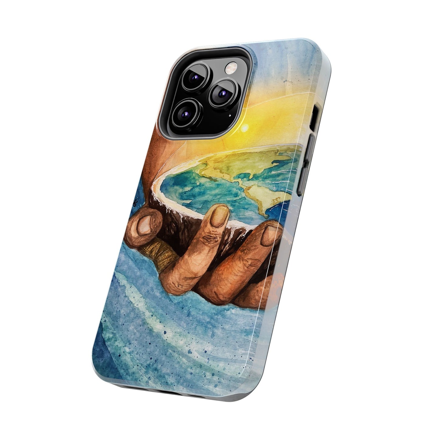 Eco-Inspired Tough Phone Cases for Nature Lovers, Durable Cases, Earth Art Cases, Gift for Environmentalists, Eco-Friendly Phone Cover